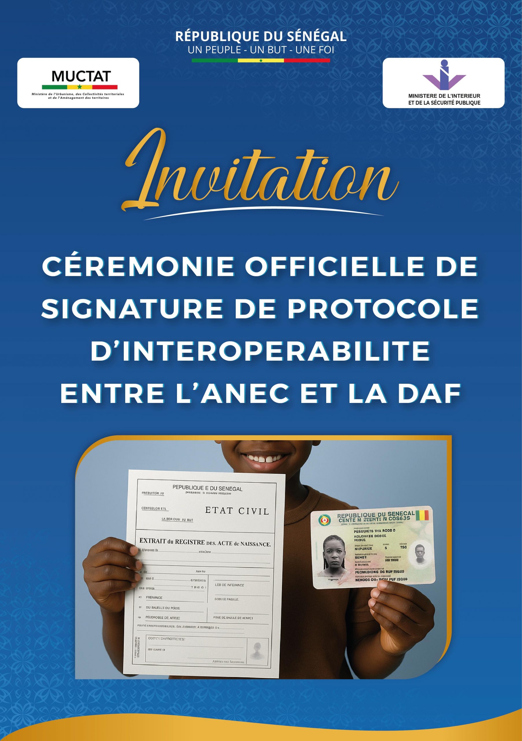 Interopérabilité ANEC–DAF: Une avancée majeure pour la sécurisation de l’identité au Sénégal